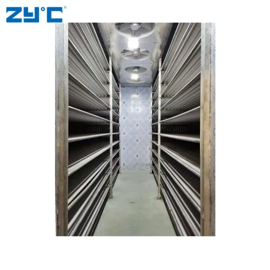 Zyc Meat Seafood 急速冷凍アルミプレートシェルフ冷蔵室ブラストフリーザー急速冷凍庫